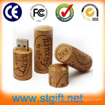 Fashion Wine Cork USB Disk Custom Logo Wine Bottle USB Flash Drive